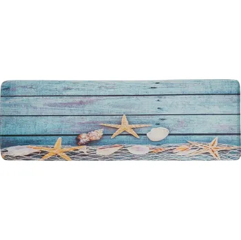 Koberec Protiskluzová 3D předložka Moře, 60x180, modrá, koupelna, Apextextil - 1 rok na vrácení + DOPRAVA ZDARMA k Vám i zpět