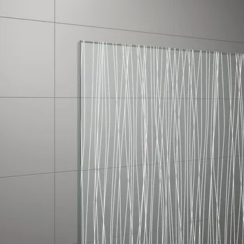 Sprchové dveře Ronal (Sanswiss) Ronal, SOLINO dvoukřídlé dveře SOL2 Šířka: 100 cm, Sklo: 88 bílé linky + doprava zdarma + při platbě převodem sleva