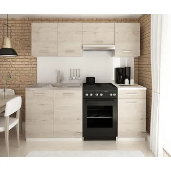 Kuchyňská linka FALCO Kuchyňská linka Luigi 180/120 dub sonoma