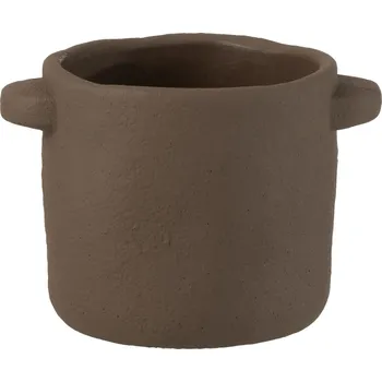 Hrnec Dekorační cementový hrnec Gustave Taupe S - 18*14*12 cm