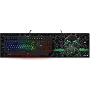 Podložka pod myš CONNECT IT BATTLE RNBW podložka pod klávesnici a myš, velká - CMP-1110-LG