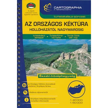 Cartographia Budapest atlas turistický část Északi-kozephegyseg 1:40 t.