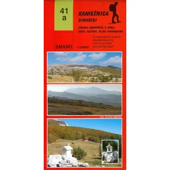 Smand d.o.o. vydavatelství mapa Kamešnica, Dinaridi 1:25 t.