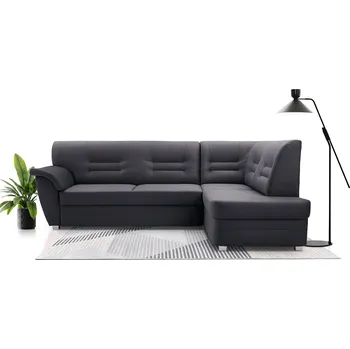 Obývací stěna FALCO Sedací souprava P Dornia tmavě šedá