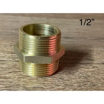 Fitinka Novaservis / HQK Dvojnipl / vsuvka mosaz masiv Průměr závitu: 1/2"