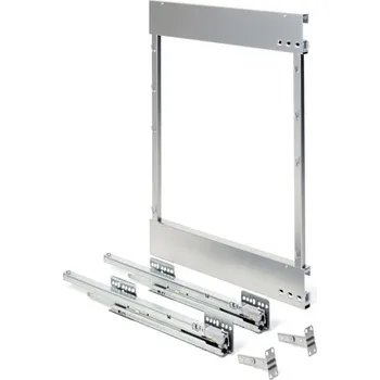 Kuchyňská skříňka KESSEBÖHMER Výsuvný rám COMFORT II s tlumením - antracit, výška 630 mm Orientace, šířka: levý