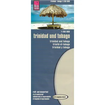 Reise Know-How Verlag mapa Trinidad und Tobago 1:150 t. voděodolná