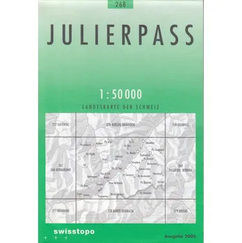 Swistopo vydavatelství mapa Julierpass 1:50 t.