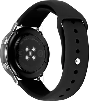 Řemínek na hodinky 4wrist Silikonový řemínek pro Samsung Galaxy Watch 22 mm černý