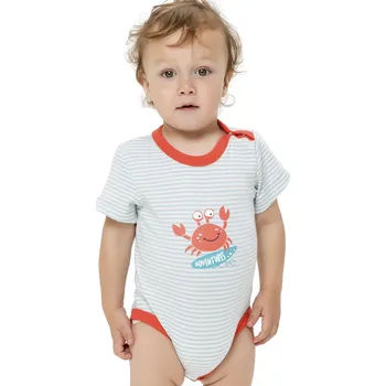 Kojenecký body Kojenecké body - WINKIKI WNB 91309, bílá/ modrý proužek Barva: Bílá, Velikost: 92