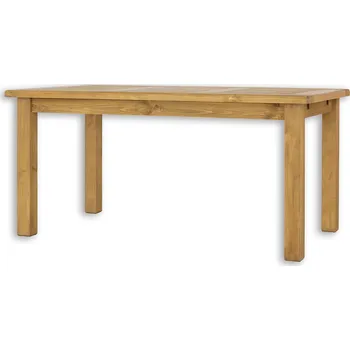 Jídelní stůl Drewmax ST703 120x80 jídelní stůl masiv borovice rustikal (Voskovaný borovicový nábytek)