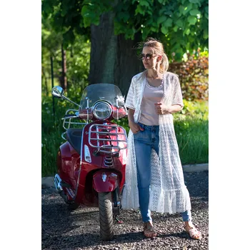 Dámská halenka Letní krajkový přehoz Jasmine 95791 barva: bílá, velikost: S/M