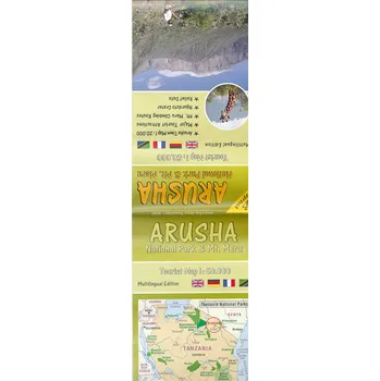 Harms vydavatelství mapa Arusha NP a Mt. Meru 1:50 t.