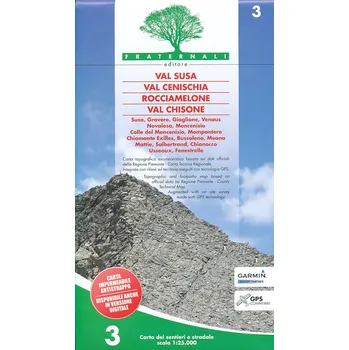 Escursionista distributor mapa Val Susa,Val Cenischia 1:25 t.