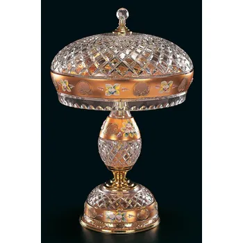 Lampička Křišťálová stolní lampa ES653300, Varianta Zlatá