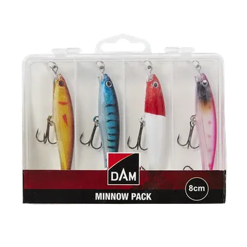 Umělá nástraha Sada woblerů Minnow Pack Inc.box 8cm