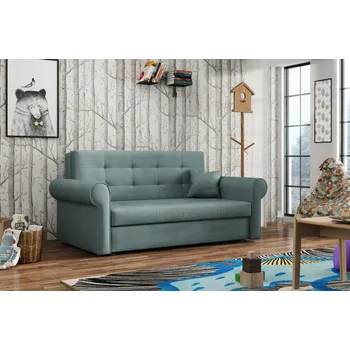 Obývací stěna FALCO Pohovka Vivian Silver III Kronos modro-šedá