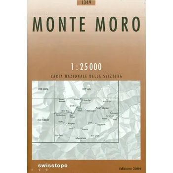 Swistopo vydavatelství mapa Monte Moro 1:25 t.