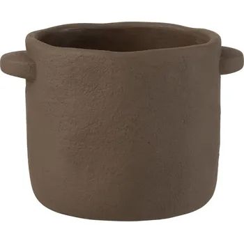 Hrnec Dekorační cementový hrnec Gustave Taupe L - 24*20*17 cm