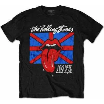 Pánské oblečení Merch The Rolling Stones: Tričko London European '73 XL 2022