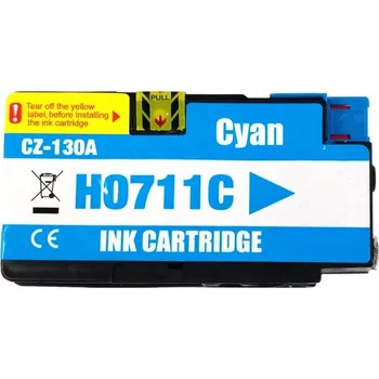 Kompatibilní cartridge s HP 711 CZ130A azurová (cyan)