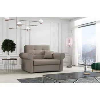 Obývací stěna FALCO Rozkládací křeslo Vivian Silver I světle hnědá