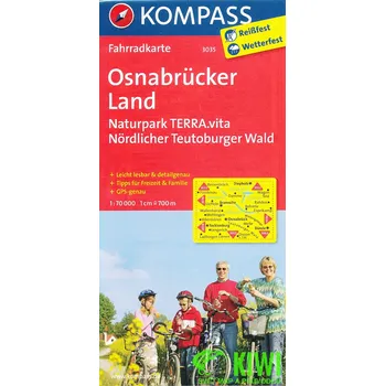 Kompass Osnabrucker Land 1:70 t. laminovaná