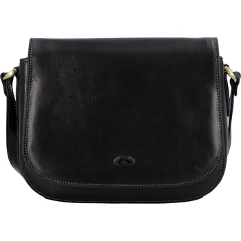 Kabelka Dámská kožená crossbody kabelka černá - Katana Pure černá