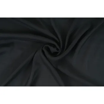 Šífon,chifon, černá barva, látka, metráž šíře 150 cm