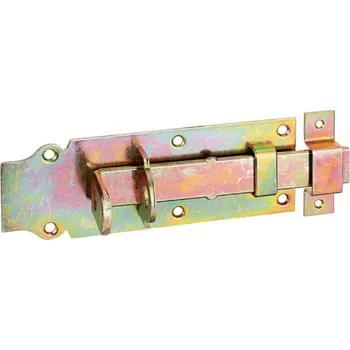 Stavební materiál ALBERTS Zástrč uzamykatelná rovná, s poutkem, pozink, 180x64