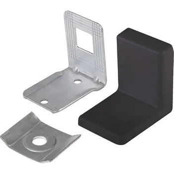 Příslušenství pro záclonu a závěs Walteco Kování rektifikační Bystrica, Black Edition, 2 ks