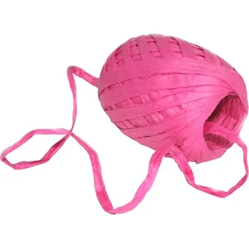 Dárková taška Goba Stuha papírová vázací Raffia růžová, 30m
