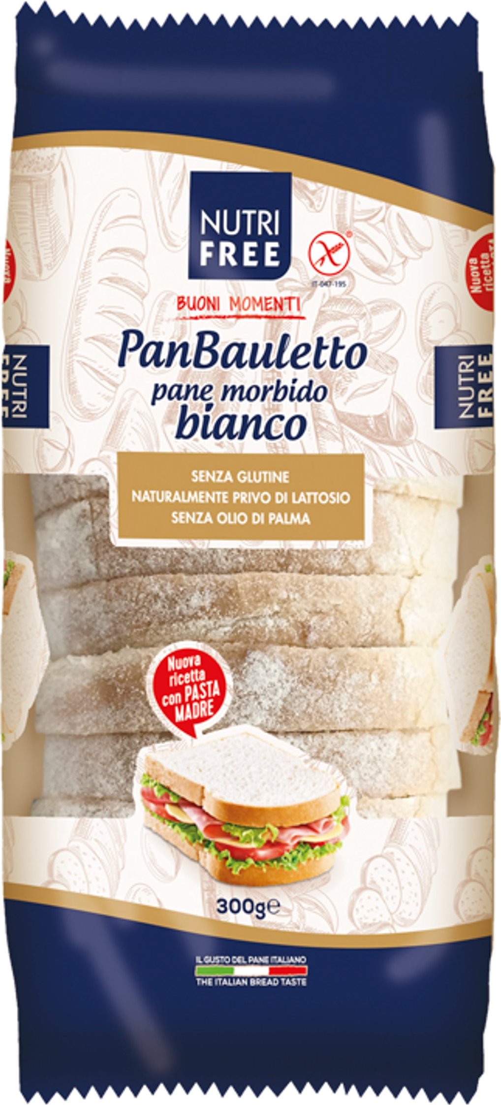 Nutrifree PanBauletto světlý 300 g - Zbozi.cz
