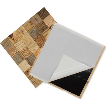 Obklad Wodewa VZOREK - BOROVICE STARÉ DŘEVO 50 -NA SAMOLEPÍCÍM PODKLADU Broušený (bez úpravy) - rozměr vzorku: 150 x 150 mm