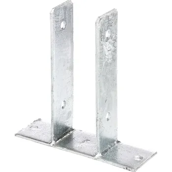 Tesařské kování ALBERTS Patka U k našroubování, žárový pozink, 71x200