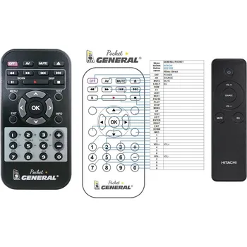 Dálkový ovladač General HITACHI AXS100E - náhradní dálkový ovladač