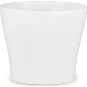 Obal na květináč Scheurich Obal keramický Panna pr.17cm/808 bílý