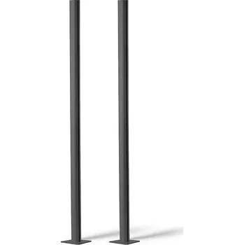 Nohy pro vitríny SCT a SCL, s patkou pro přišroubování k zemi - Antracit