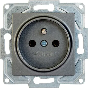 Elektrická zásuvka e2 elektro GmbH Zásuvka šedá ČSN EQONE2