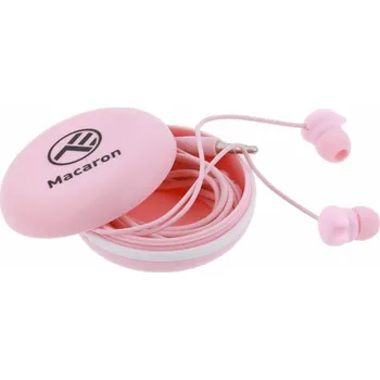 Sluchátka Tellur In-Ear Headset Macaron Pink