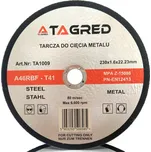 Řezný kotouč na ocel 230x1,6x22,2mm, Tagred TA1009