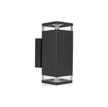 Venkovní osvětlení Smartwares Venkovní nástěnné světlo OOL-50019 LED, hliník, IP44, 2x5W, AC, černé