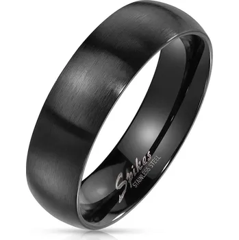 Prsten Atreya Černý ocelový polomatný prsten Velikost prstenu: 49