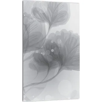 Obraz LuxusniObrazy.cz Obraz květin v šedých odstínech