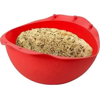 Silikonová nádoba na přípravu chleba červená - Webake (Forma na chleba silikon červená - Webake)