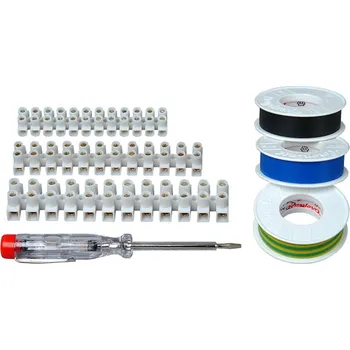 Zkoušečka Heinrich Kopp Set elektroinstalační (zkoušečka napětí, 3 svorky, 3 pásky)
