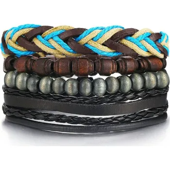 Náramek Amparo Miranda® Kožený náramek N402 Black