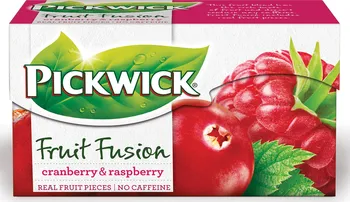 Čaj Pickwick Fruit Fusion brusinky s malinami 20x 1,5 g
