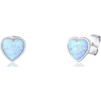 Náušnice Stříbrné náušnice s opálem JVD SVLE1013XF6O200