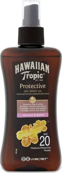 Přípravek na opalování Hawaiian Tropic Dry Spry Oil Coconut & Guava SPF20 200 ml
